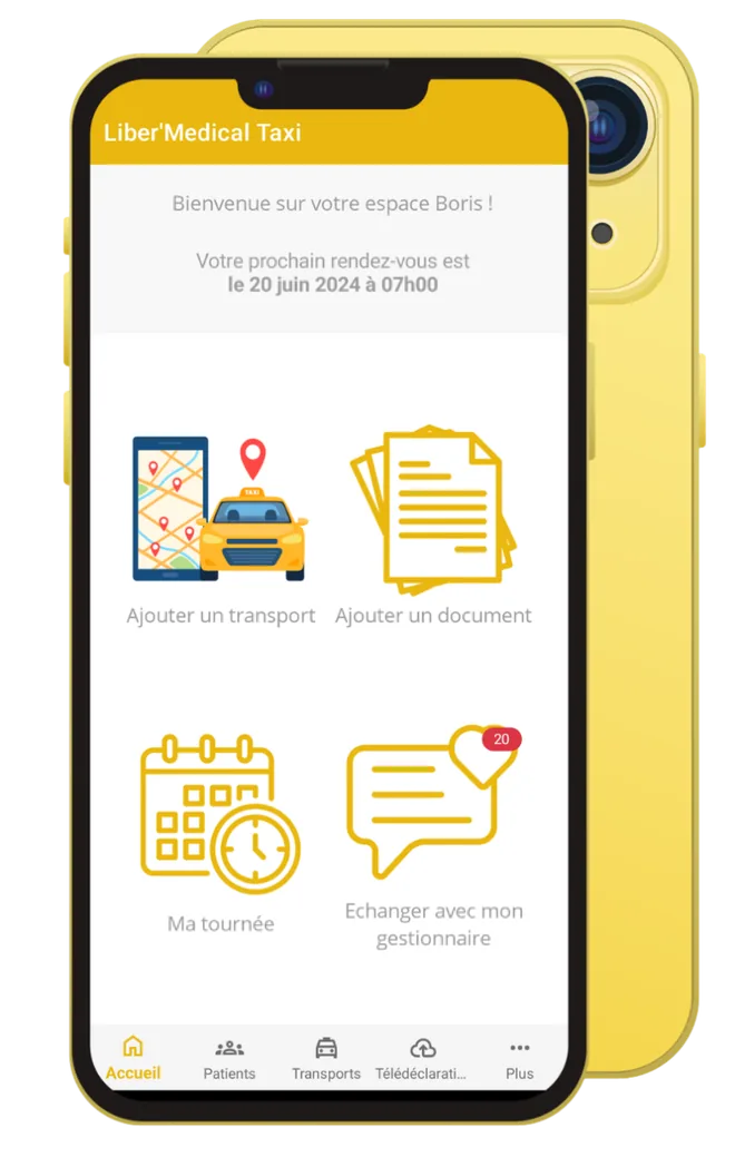 App Liber'Medical Taxi